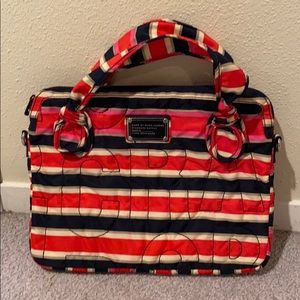 Marc by Marc Jacobs ‘Pretty’ Striped Laptop Bag